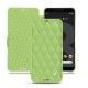 Housse cuir Google Pixel 3 XL - Vert olive - Couture ( Nappa - Pantone 578U ) 