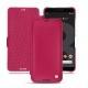 Google Pixel 3 XL leather case - Rose fluo