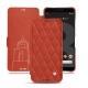 Google Pixel 3 XL leather case - Arange clouquié - Couture