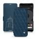 Custodia in pelle Google Pixel 3 XL - Blu mediterran - Couture