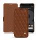 Capa em pele Google Pixel 3 - Marron - Couture ( Nappa - Pantone 1615C ) 