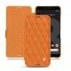 Google Pixel 3 leather case - Orange - Couture ( Nappa - Pantone 1495U ) 