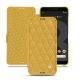 Housse cuir Google Pixel 3 - Mimosa - Couture ( Pantone 141C ) 