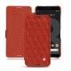 Capa em pele Google Pixel 3 - Papaye - Couture ( Pantone 180C ) 