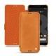 Google Pixel 3 leather case - Mandarine vintage ( Pantone 165C ) 