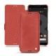 Google Pixel 3 leather case - Cerise vintage ( Pantone 185C ) 