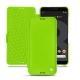 Google Pixel 3 leather case - Vert fluo