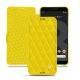 Housse cuir Google Pixel 3 - Jaune fluo - Couture