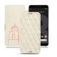 Google Pixel 3 leather case - Blanc escumo - Couture