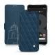 Housse cuir Google Pixel 3 - Blu mediterran - Couture