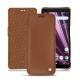 Custodia in pelle Sony Xperia XZ3 - Marron ( Nappa - Pantone 1615C ) 