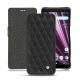 Sony Xperia XZ3 leather case - Noir - Couture ( Nappa - Black ) 