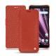 Sony Xperia XZ3 leather case - Papaye ( Pantone 180C ) 
