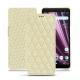 Lederschutzhülle Sony Xperia XZ3 - Ivoire - Couture ( Sleek P C12 - White ) 