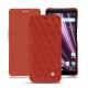 Funda de piel Sony Xperia XZ3 - Papaye - Couture ( Pantone 180C ) 