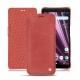 Housse cuir Sony Xperia XZ3 - Cerise vintage ( Pantone 185C ) 