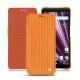 Custodia in pelle Sony Xperia XZ3 - Abaca arancio
