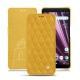 Sony Xperia XZ3 leather case - Jaune soulèu - Couture