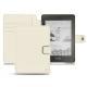 Housse cuir Amazon Kindle Paperwhite (2018) - Blanc ( Nappa - White ) 