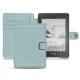 Housse cuir Amazon Kindle Paperwhite (2018) - Bleu ciel ( Nappa - Pantone 277C ) 