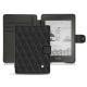 Housse cuir Amazon Kindle Paperwhite (2018) - Noir - Couture ( Nappa - Black ) 