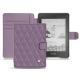 Custodia in pelle Amazon Kindle Paperwhite (2018) - Lilas - Couture ( Nappa - Pantone 2645U ) 