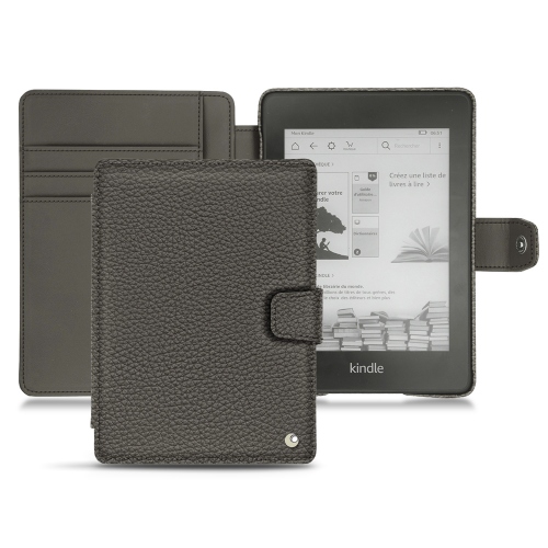 가죽 커버 Amazon Kindle Paperwhite (2018)Anthracite ( Pantone #41403c ) 