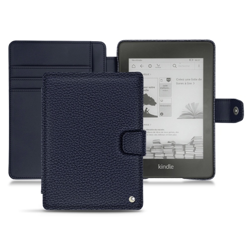 Custodia in pelle Amazon Kindle Paperwhite (2018)Cobalt ( Pantone #2b253f ) 