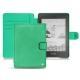 Amazon Kindle Paperwhite (2018) leather case - Menthe vintage ( Pantone 562C ) 