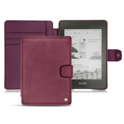 가죽 커버 Amazon Kindle Paperwhite (2018)Prune vintage ( Pantone #612434 ) 