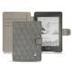 Funda de piel Amazon Kindle Paperwhite (2018) - Acier vintage - Couture
