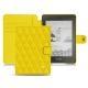 Amazon Kindle Paperwhite (2018) leather case - Jaune fluo - Couture