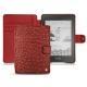 Amazon Kindle Paperwhite (2018) leather case - Autruche ciliegia