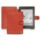 Amazon Kindle Paperwhite (2018) leather case - Arange clouquié