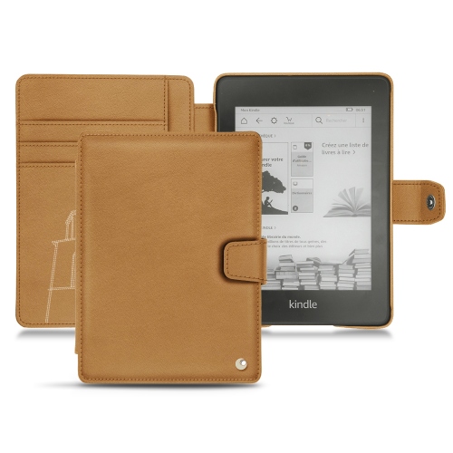 Funda de piel Amazon Kindle Paperwhite (2018)Castan esparciate ( Pantone #824F2A )