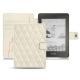 Amazon Kindle Paperwhite (2018) leather case - Blanc escumo - Couture