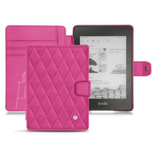 Lederschutzhülle Amazon Kindle Paperwhite (2018)Rose BB - Couture ( Pantone #DB599F )