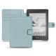 Housse cuir Amazon Kindle Paperwhite (2018) - Bleu ciel PU