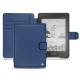 Amazon Kindle Paperwhite (2018) leather case - Bleu frisson