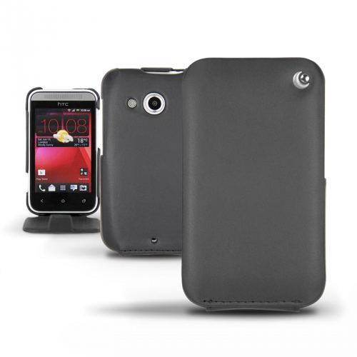 HTC Desire 200  leather case - Noir ( Nappa - Black ) 