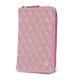 Capa carteira para smartphone - Rose - Couture ( Nappa - Pantone 2365C ) 