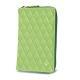 Wallet case for a smartphone - Vert olive - Couture ( Nappa - Pantone 578U ) 