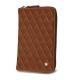 Astuccio portafoglio smartphone - Marron - Couture ( Nappa - Pantone 1615C ) 