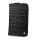 Étui portefeuille smartphone - Crocodile nero