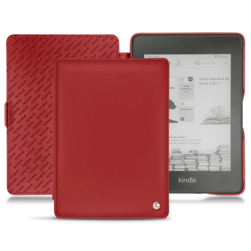 Capa em pele Amazon Kindle Paperwhite (2018)Rouge ( Nappa - Pantone #d50032 ) 