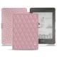 Custodia in pelle Amazon Kindle Paperwhite (2018) - Rose - Couture ( Nappa - Pantone 2365C ) 