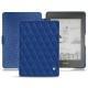 Custodia in pelle Amazon Kindle Paperwhite (2018) - Bleu océan - Couture ( Nappa - Pantone 293C ) 