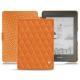 Housse cuir Amazon Kindle Paperwhite (2018) - Orange - Couture ( Nappa - Pantone 1495U ) 