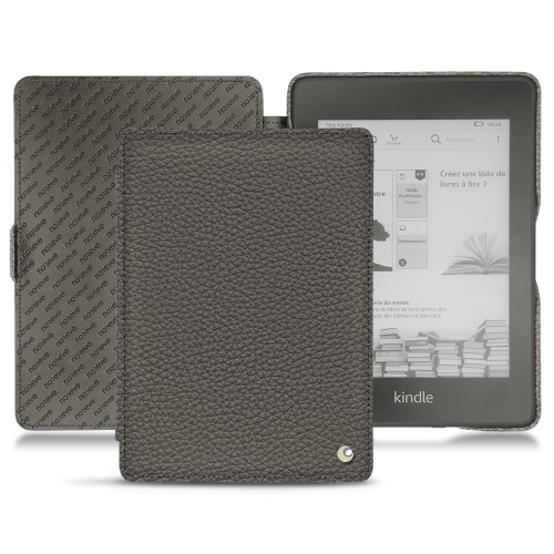 硬质真皮保护套 Amazon Kindle Paperwhite (2018)Anthracite ( Pantone #41403c ) 