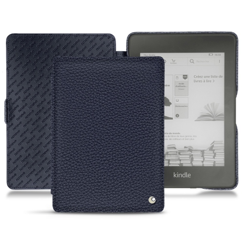 Housse cuir Amazon Kindle Paperwhite (2018) : Housse et coque en cuir pour Liseuses et tablettes sur NoreveCobalt ( Pantone #2b253f ) 